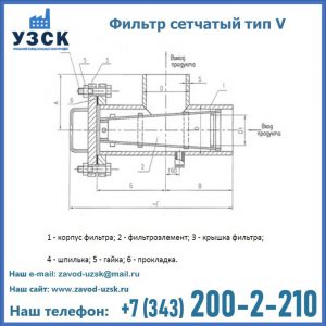 Фильтр сетчатый ФС по Т-ММ-11-2003 в Нефтеюганске