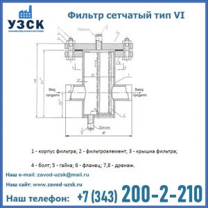 Фильтр сетчатый ФС по Т-ММ-11-2003 в Нефтеюганске