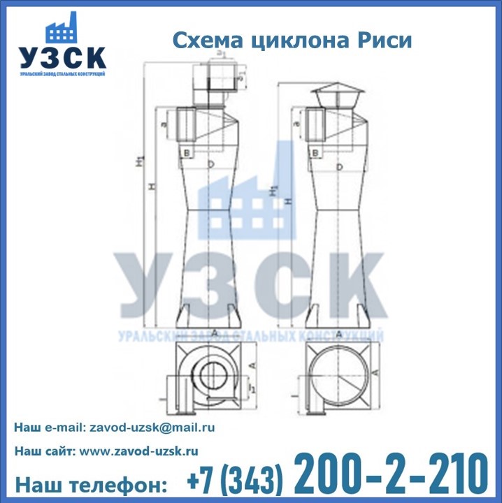Циклоны Риси в Нефтеюганске