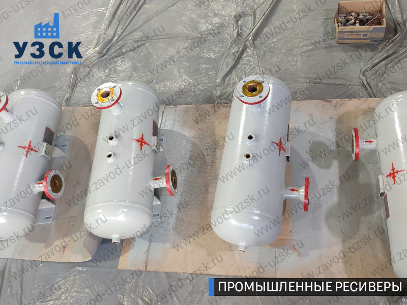 фотография емкостных ресиверов газа Нефтеюганск